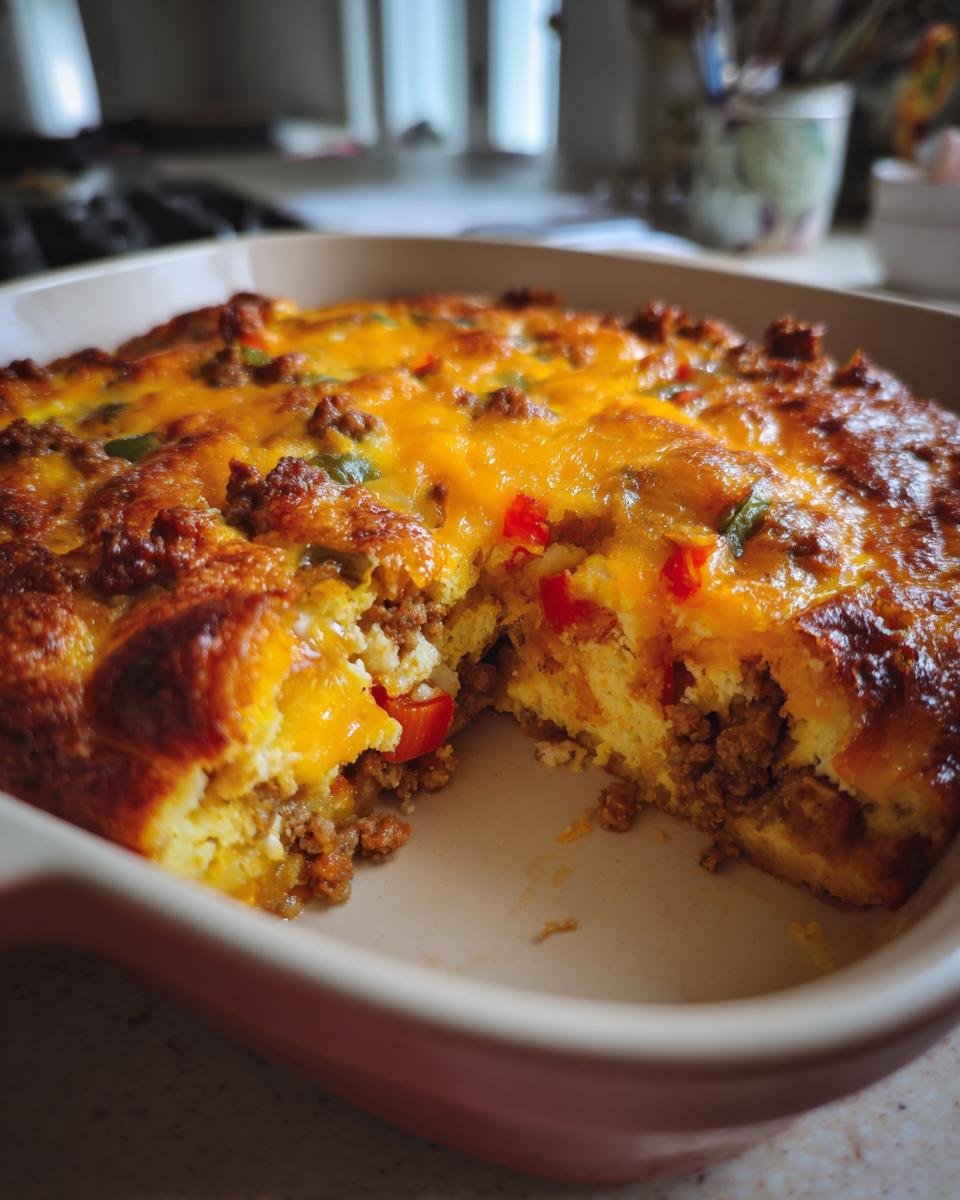 Christmas breakfast casserole (make‑ahead) - detail 1