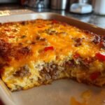 Christmas breakfast casserole (make‑ahead)​