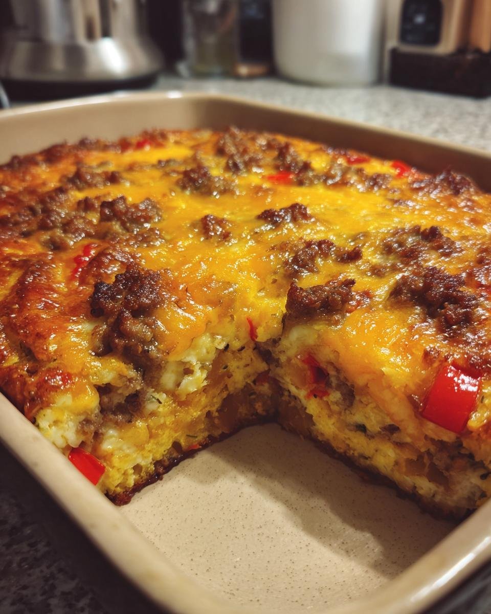 Christmas breakfast casserole (make‑ahead) - detail 2