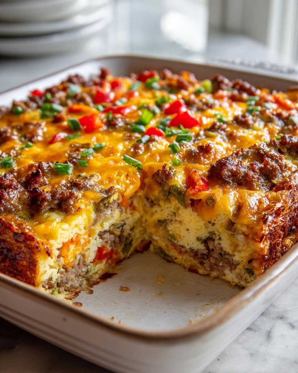 Christmas breakfast casserole (make‑ahead) - detail 3