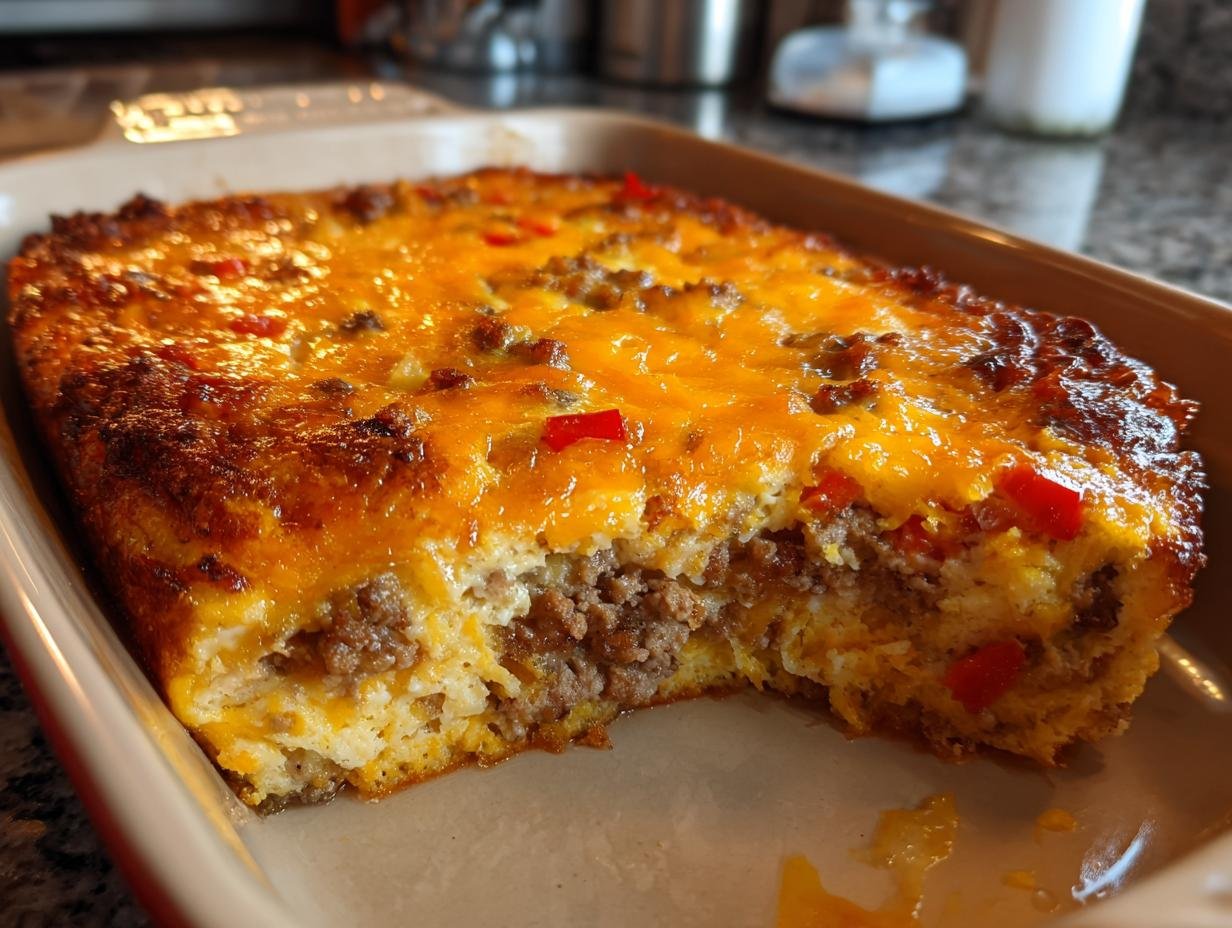Magical Christmas Breakfast Casserole That Feeds 6 Effortlessly
