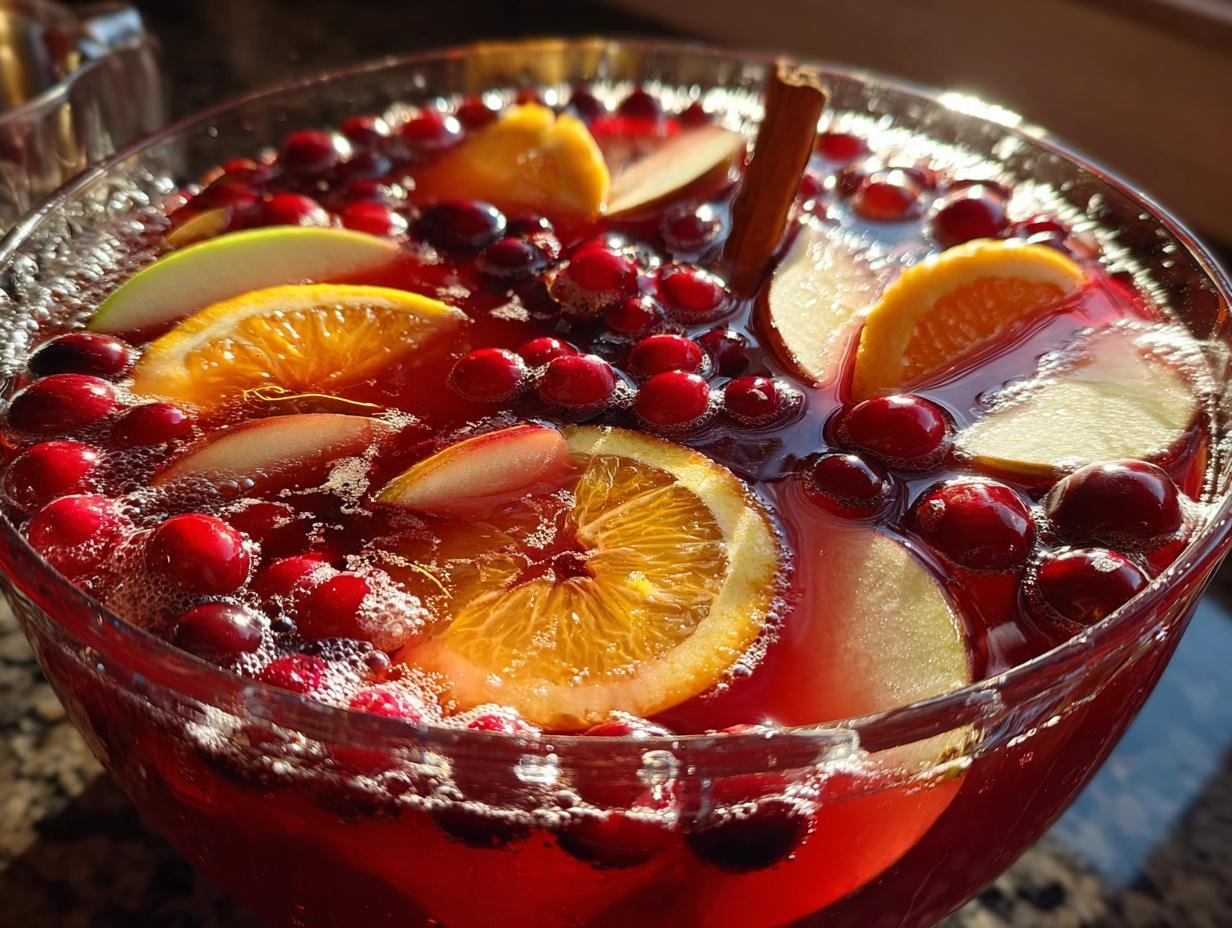 Irresistible Christmas Holiday Punch for 20+ Guests