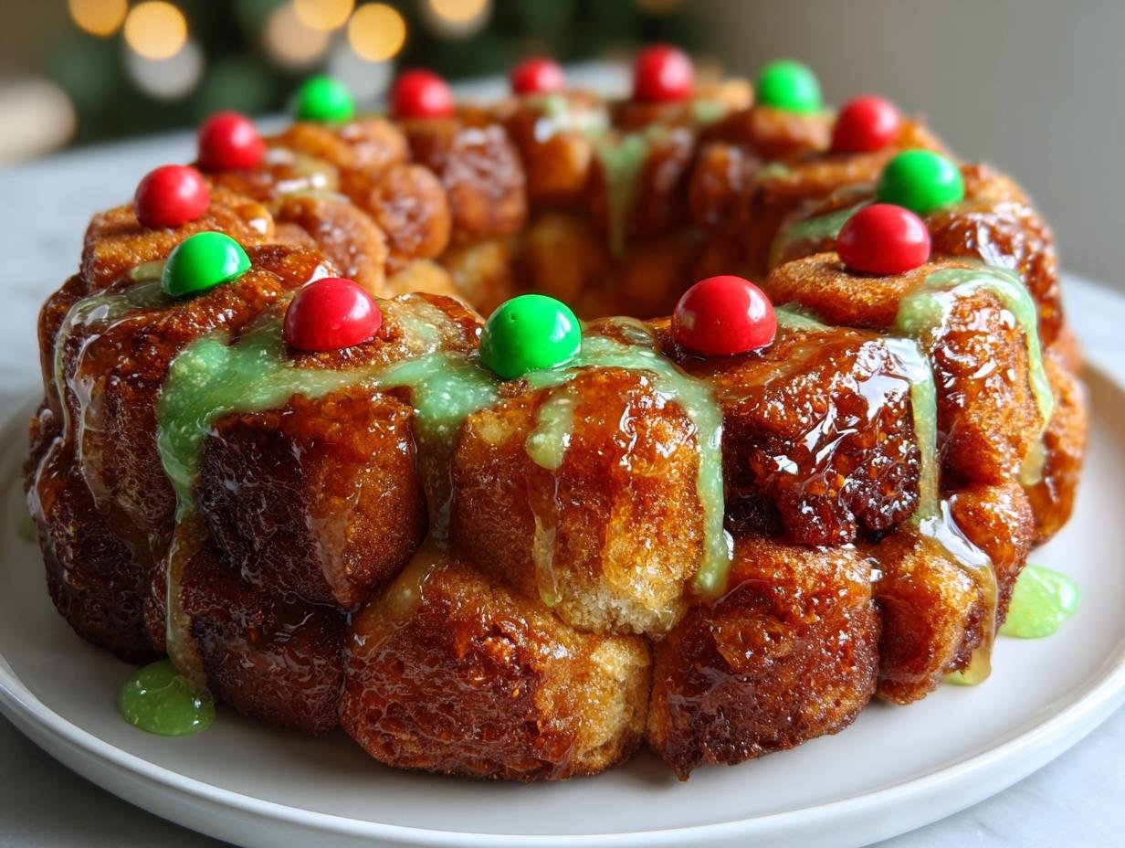 Irresistible Christmas Wreath Monkey Bread in Just 3 Steps