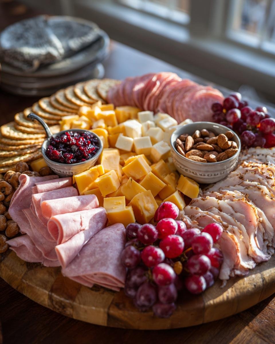 Thanksgiving turkey charcuterie board​ - detail 1