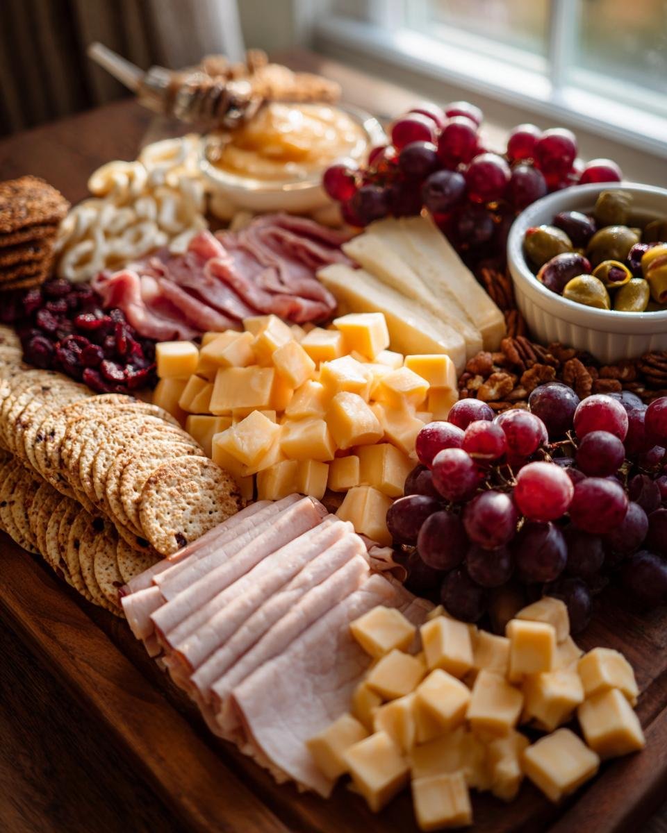 Thanksgiving turkey charcuterie board​ - detail 3