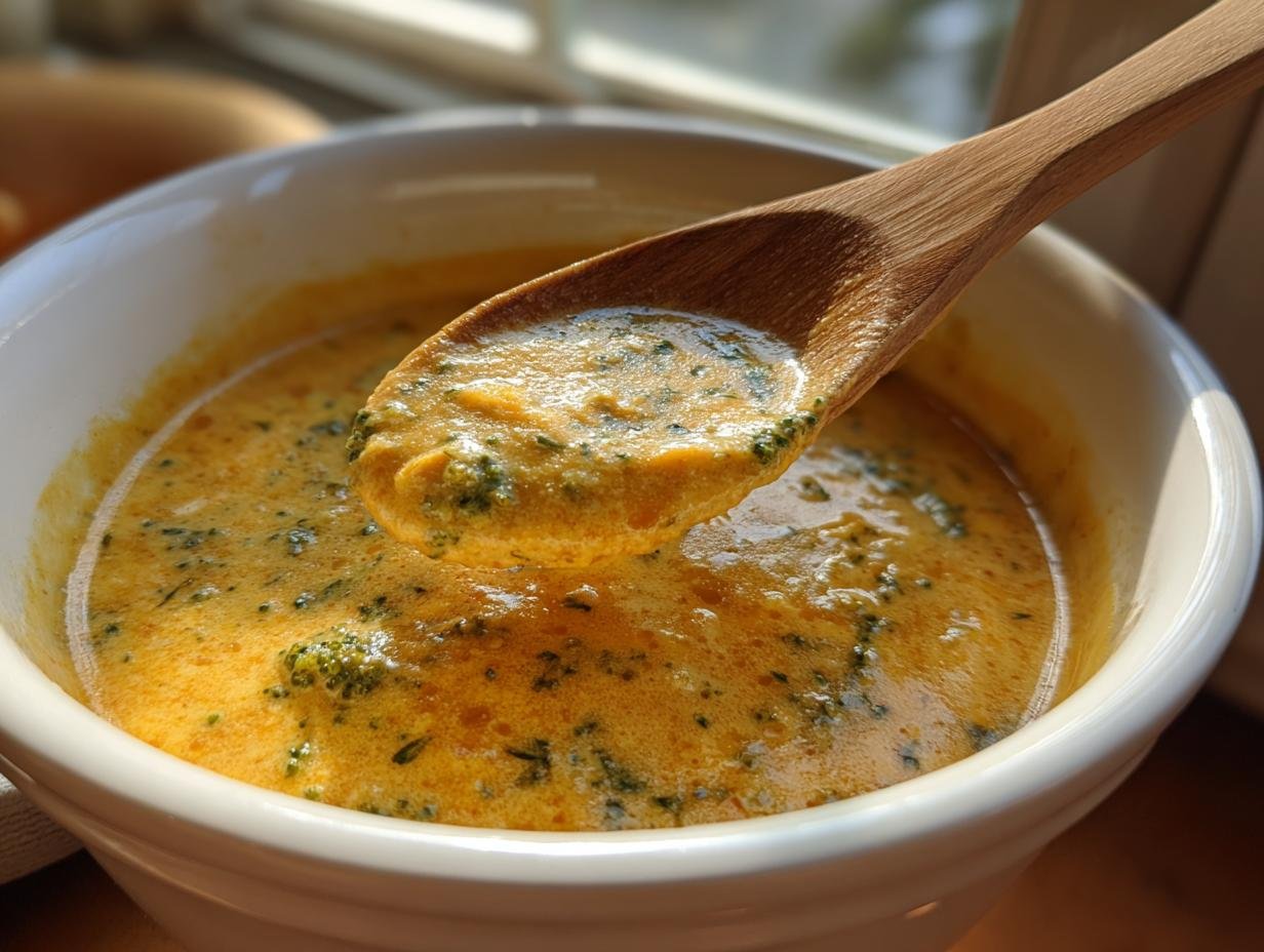 30-Minute Creamy Broccoli Cheddar Soup You’ll Crave