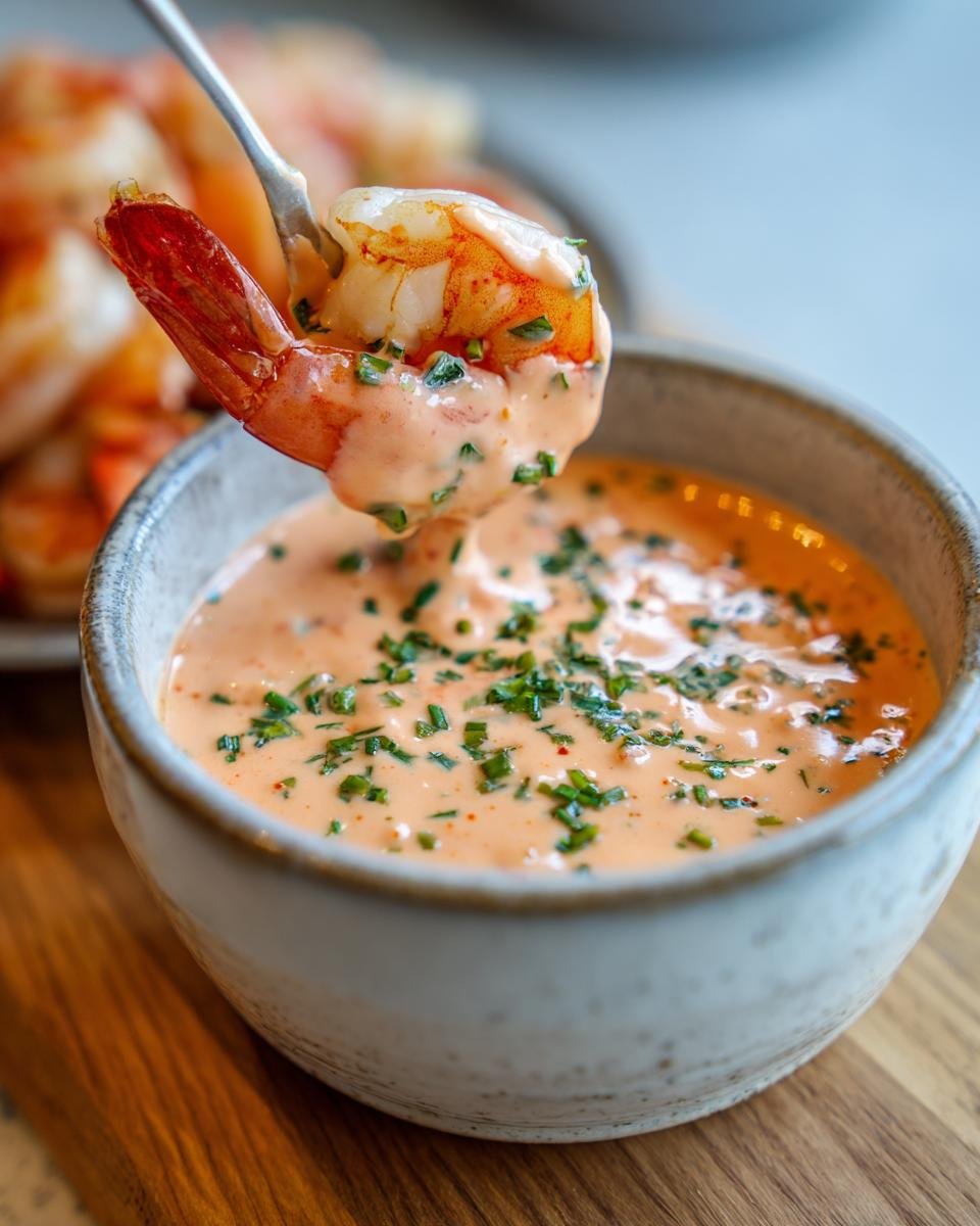 cajun remoulade dip for shrimp - detail 2
