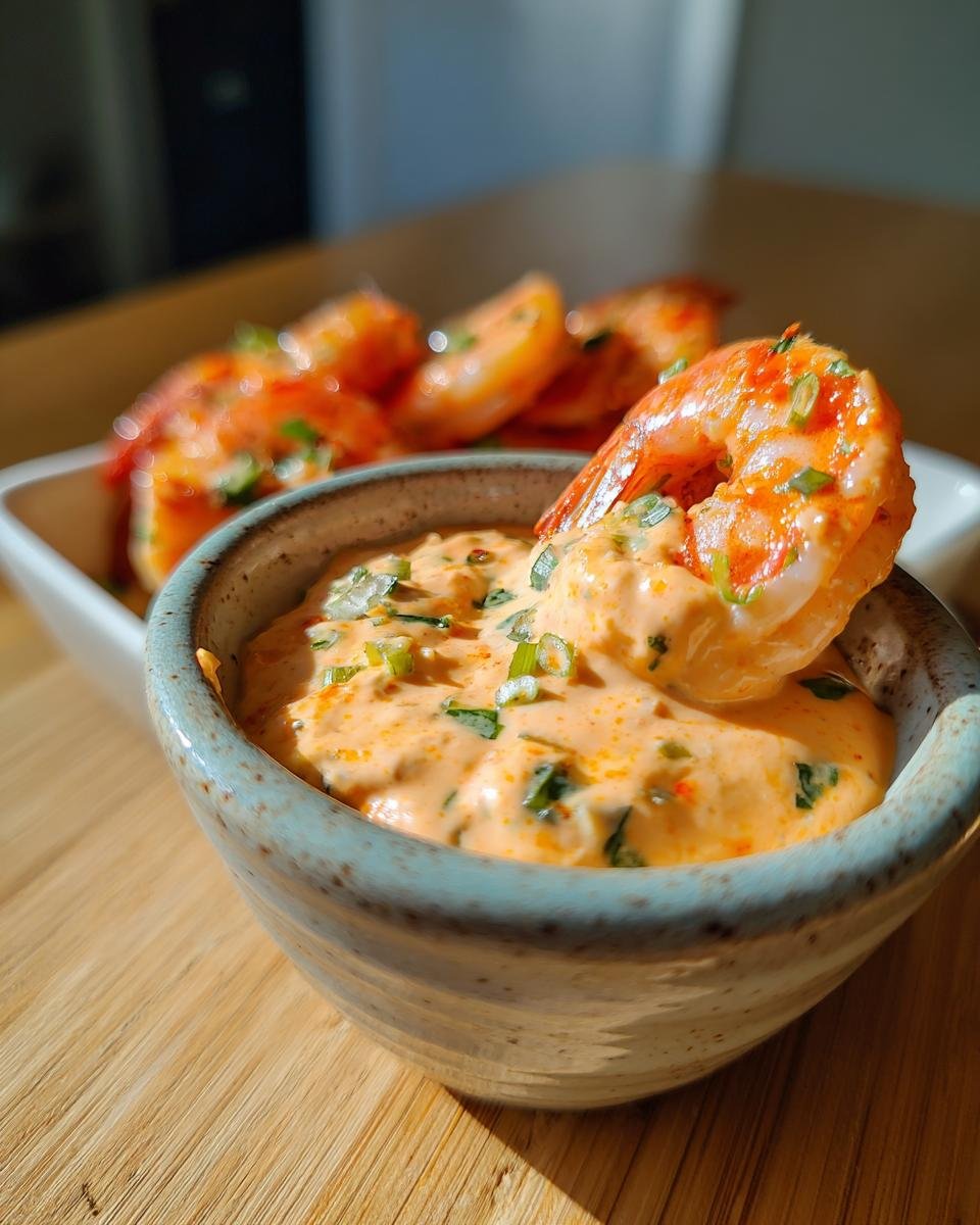 cajun remoulade dip for shrimp - detail 3