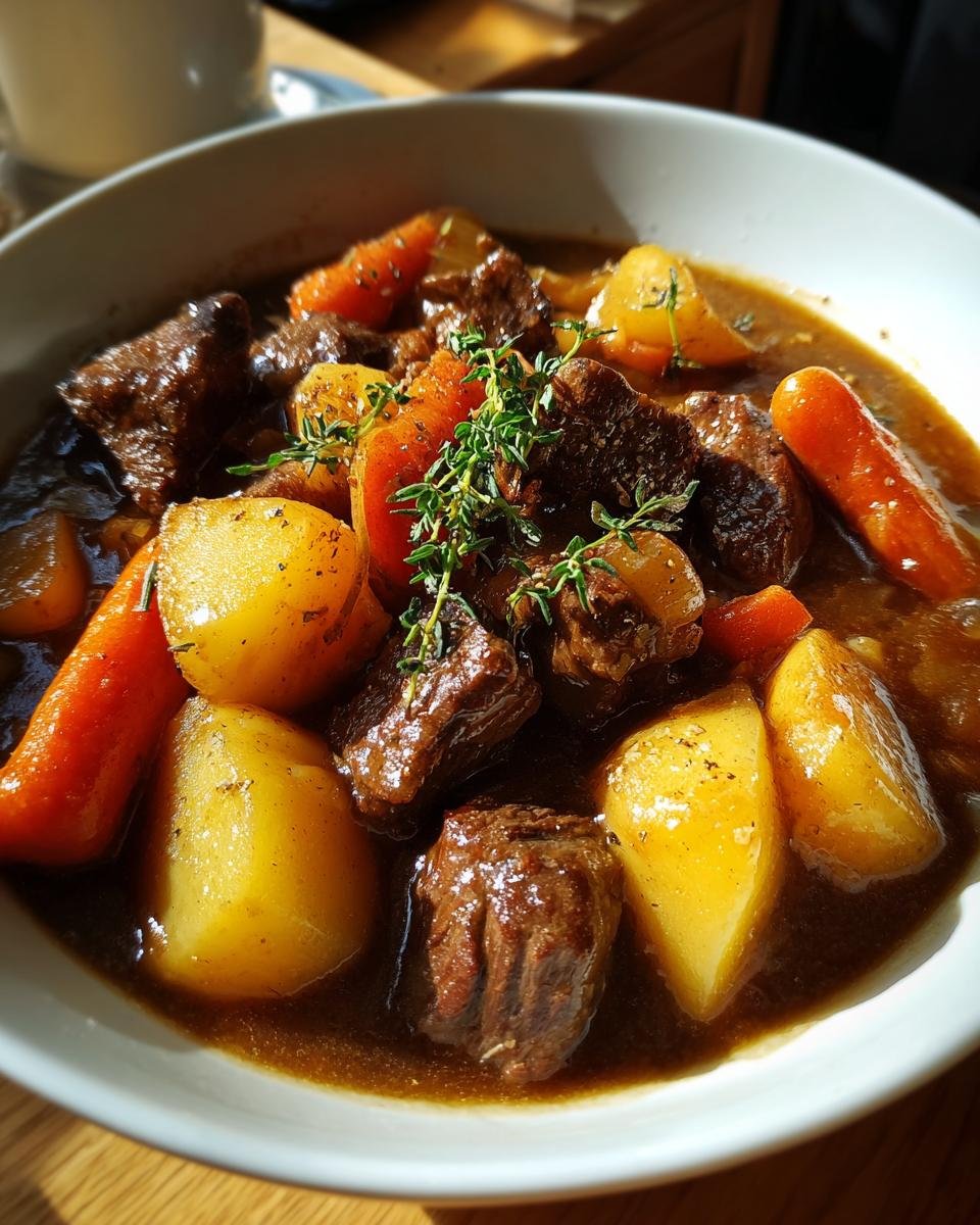 1 Pot Classic Beef Stew with Carrots & Potatoes – Pure Comfort ...