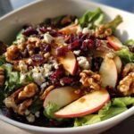cranberry apple walnut salad​