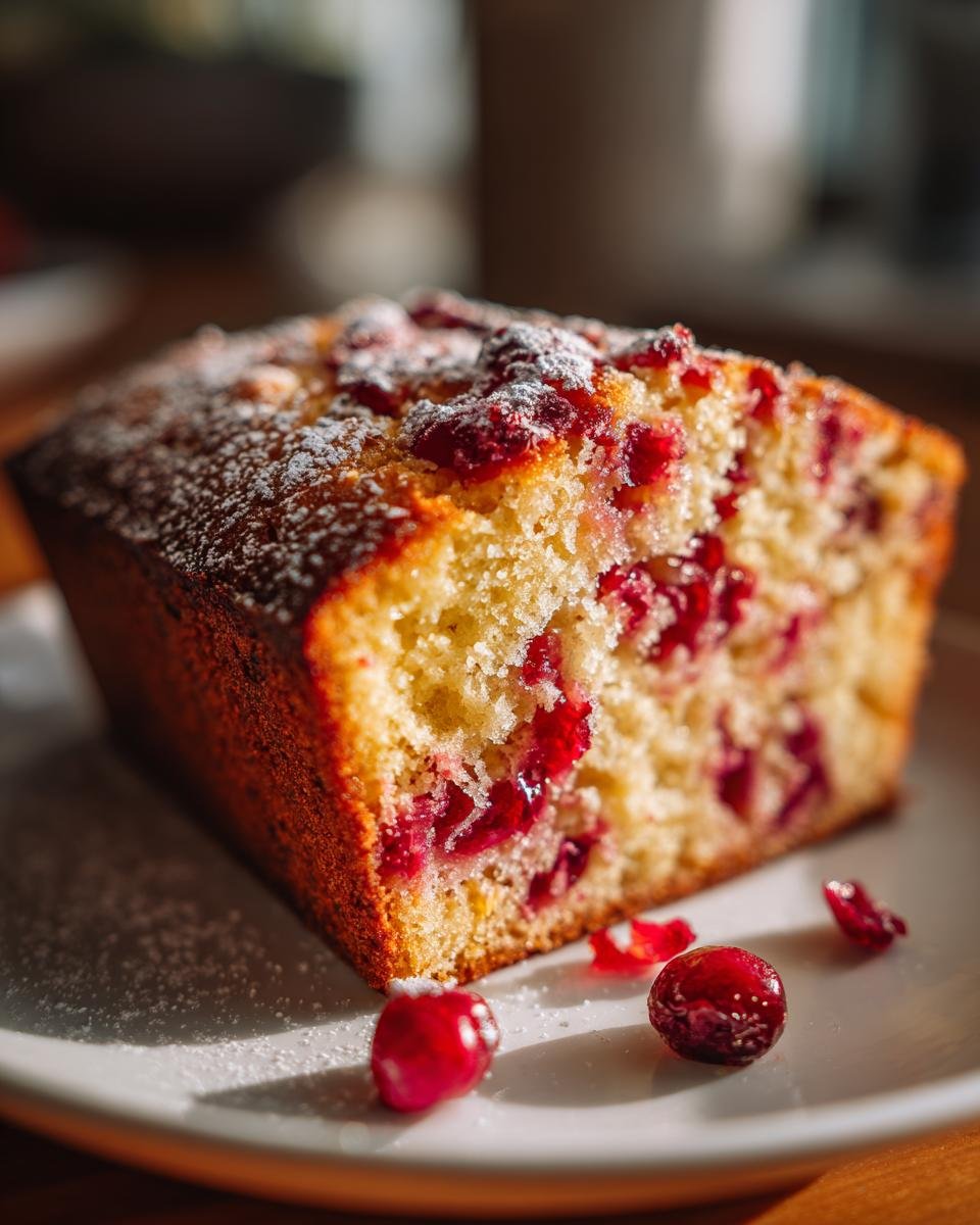 cranberry orange coffee cake - detail 3