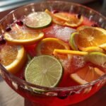 cranberry orange sherbet punch​