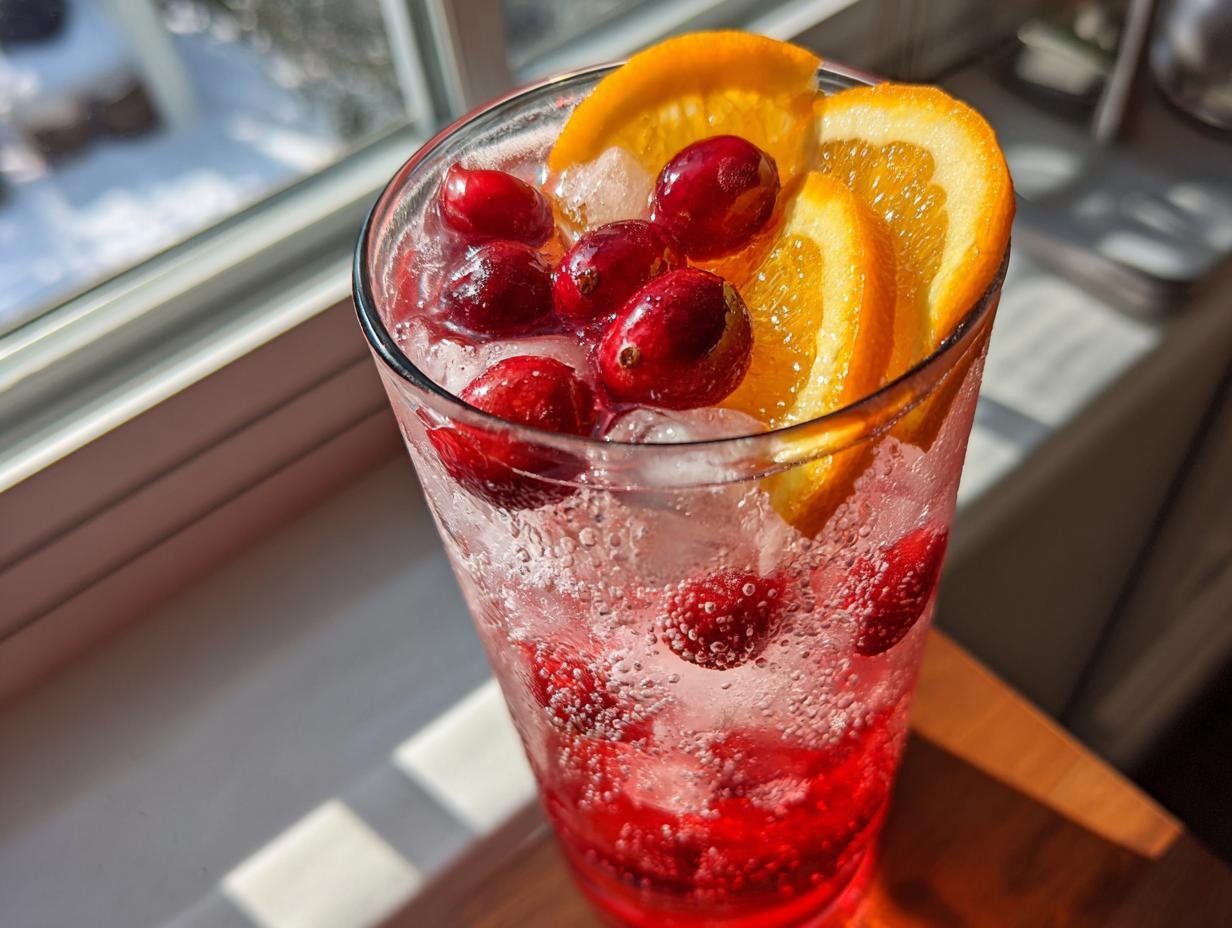 5-Minute Cranberry Orange Spritzer Mocktail That’ll Wow Anyone
