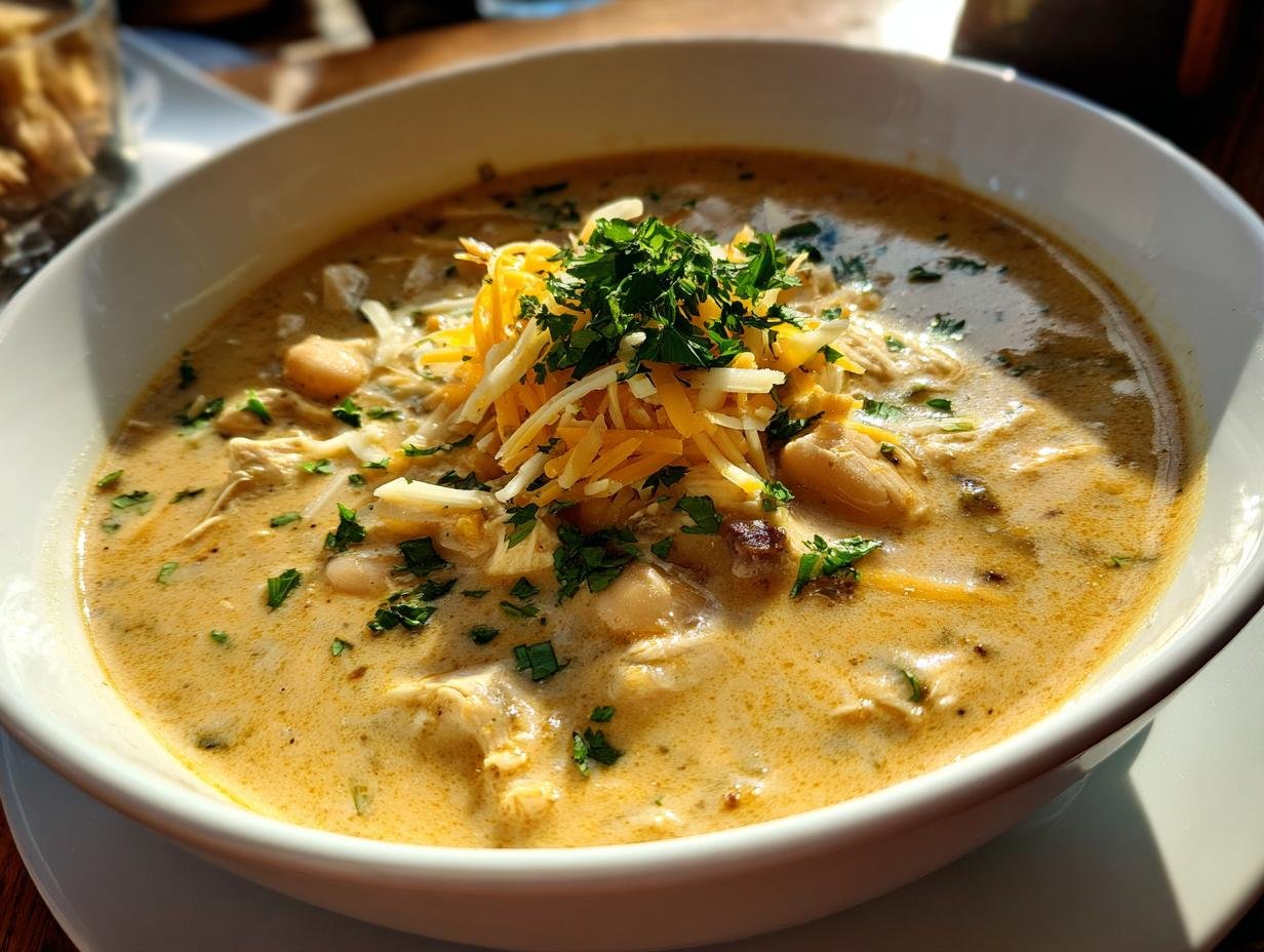 Creamy white chicken chili warms hearts in 35 minutes