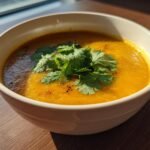 curried pumpkin lentil soup