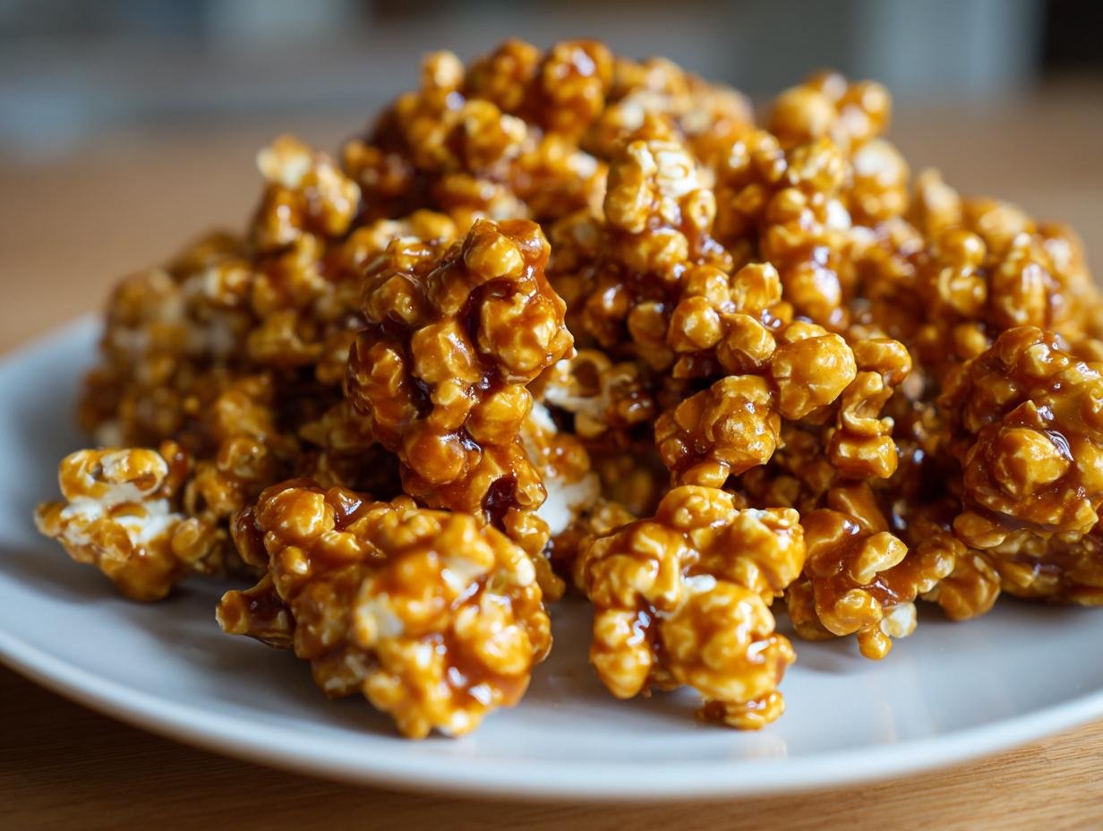 Irresistible Gingerbread Caramel Popcorn in Just 45 Minutes
