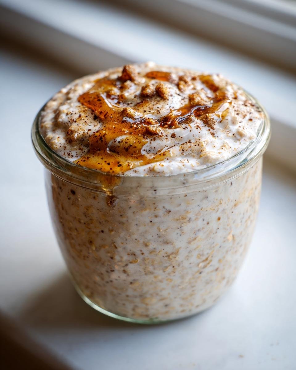 gingerbread overnight oats - detail 3
