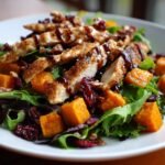 harvest chicken salad with butternut squash​