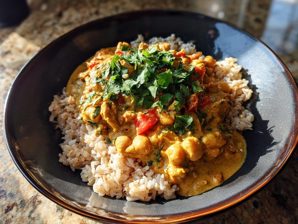 30-Minute High Protein Chickpea Curry Bowl Your Soul Craves