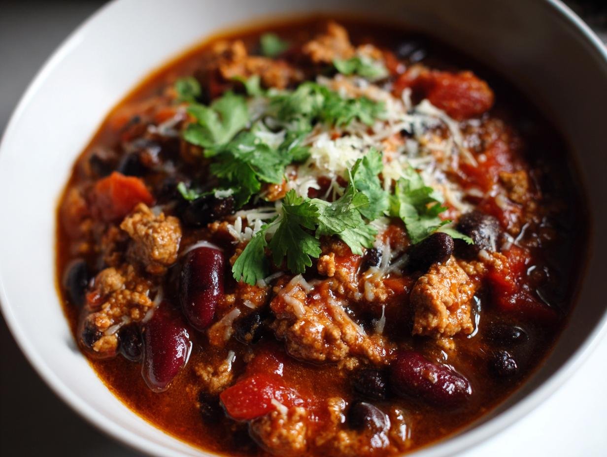 High Protein Turkey Chili: 25g Protein Per Bowl Guaranteed