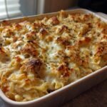 leftover turkey Alfredo pasta bake​