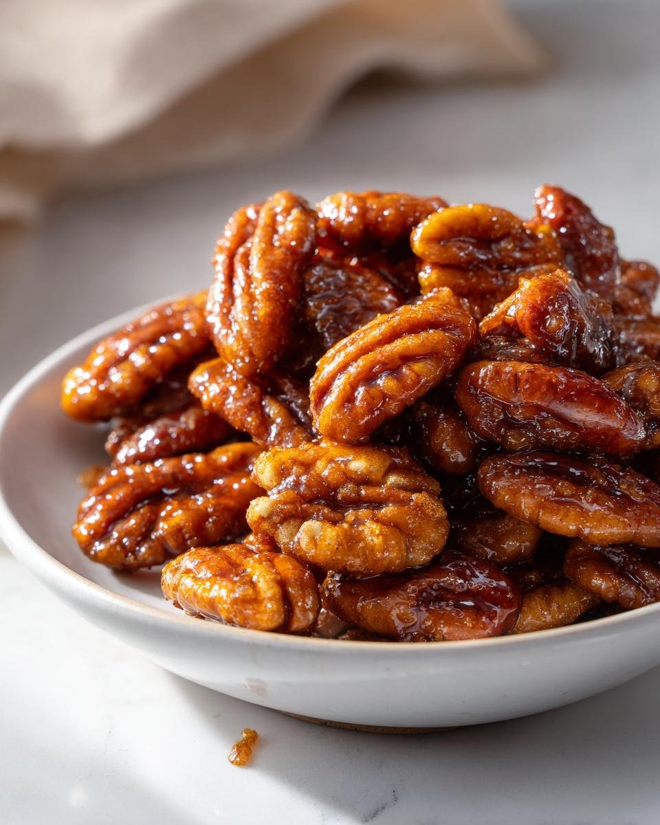 maple candied pecans​ - detail 2