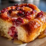 orange cranberry sweet rolls​