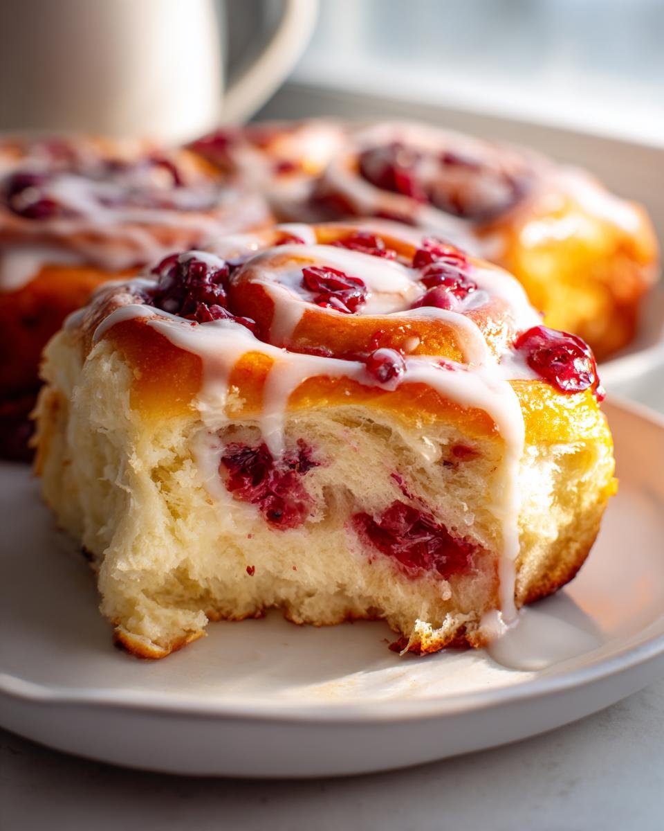orange cranberry sweet rolls - detail 2
