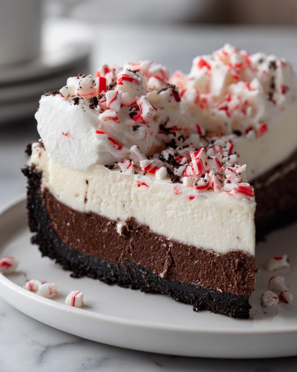 peppermint cheesecake - detail 3