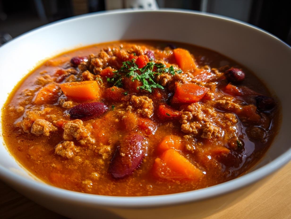 Velvet Pumpkin Turkey Chili Recipe in 35 Minutes