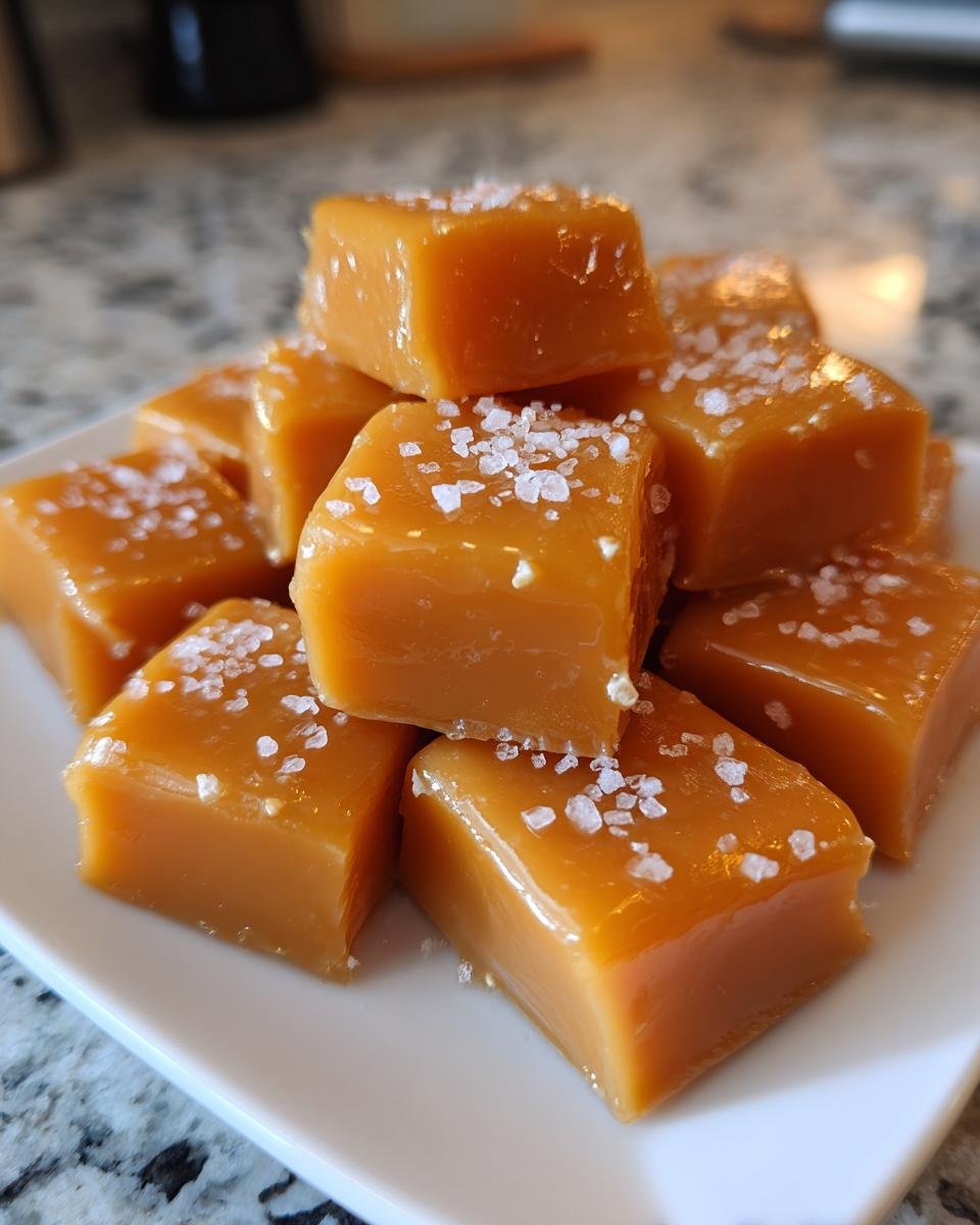 salted vanilla caramels​ - detail 2