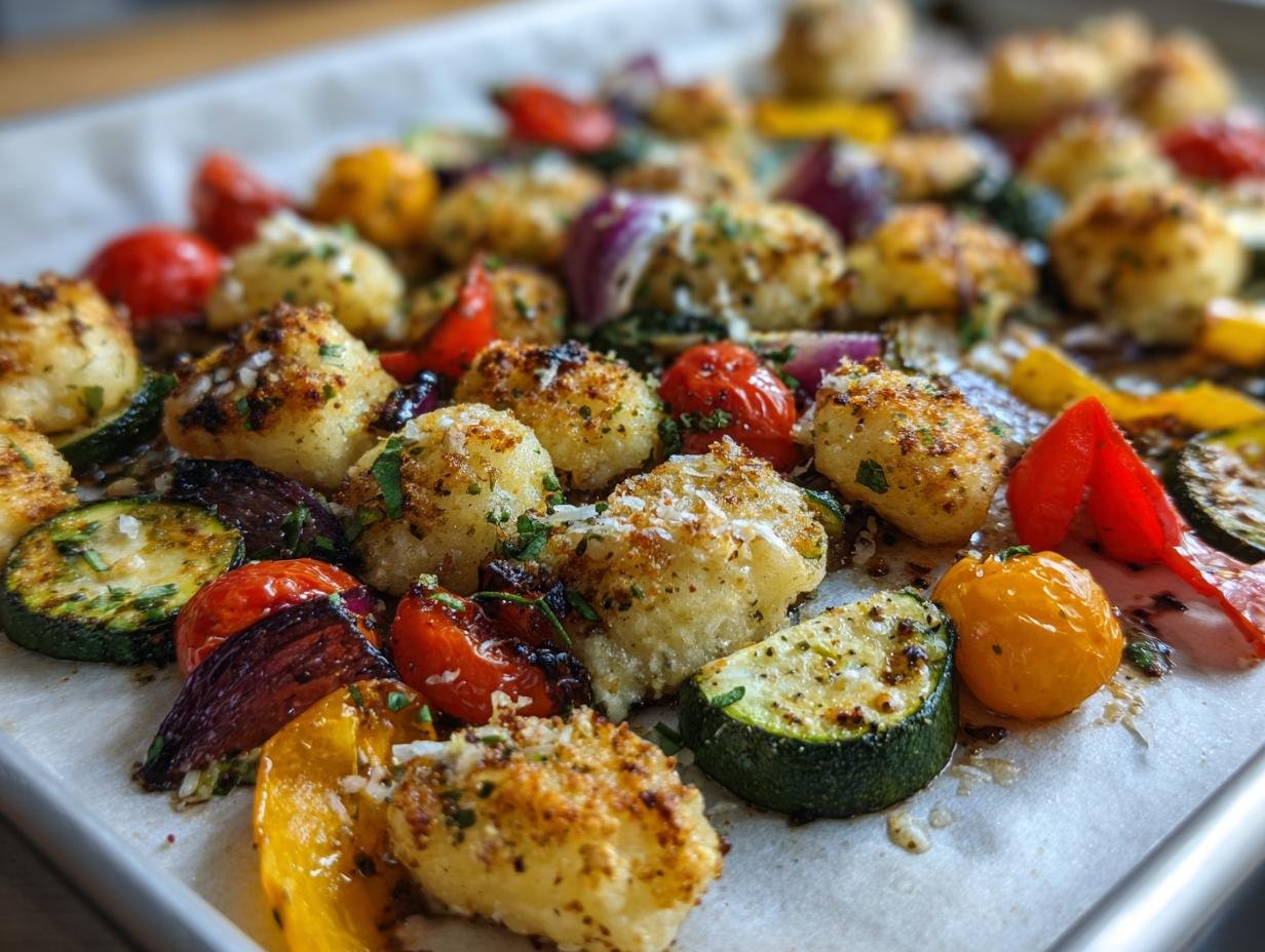 Crispy Sheet Pan Gnocchi and Vegetables in 25 Minutes
