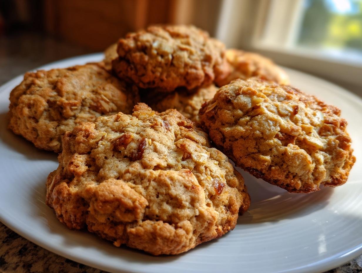 wholesome soft apple oatmeal cookies that melt in your mouth