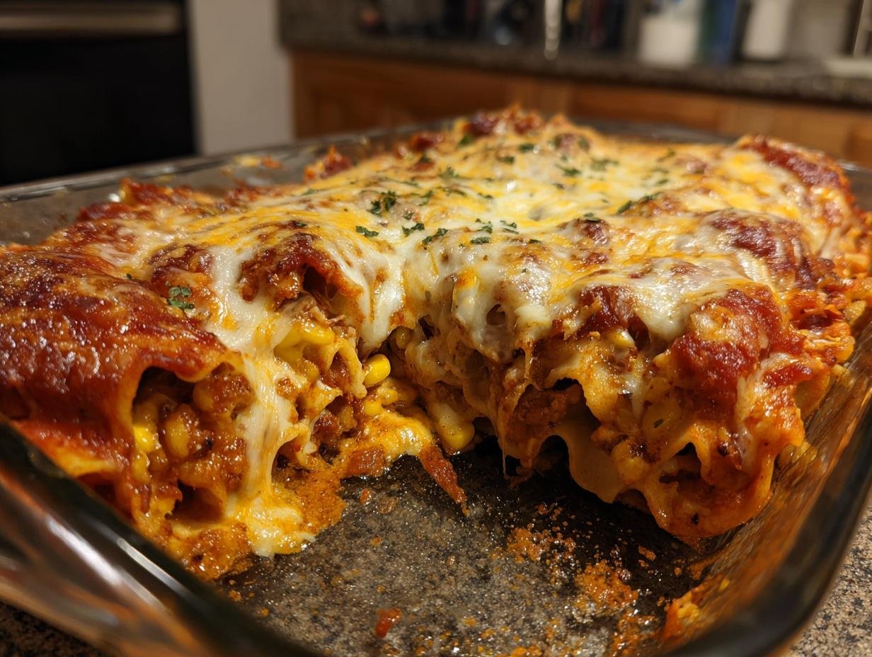 Heavenly 40-Min Vegetarian Enchiladas with Red Sauce