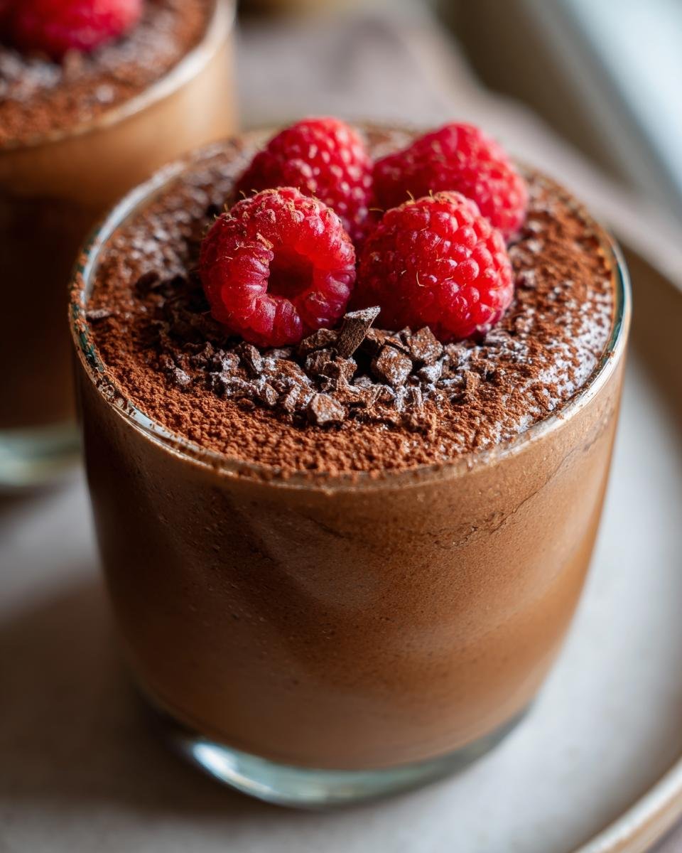 10-Minute High Protein Greek Yogurt Chocolate Mousse Dessert Bliss