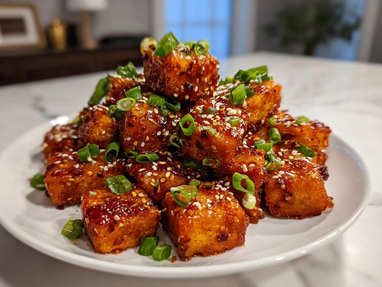 18g Crispy Tofu Protein Chili Crisp Sauce Recipe You’ll Crave