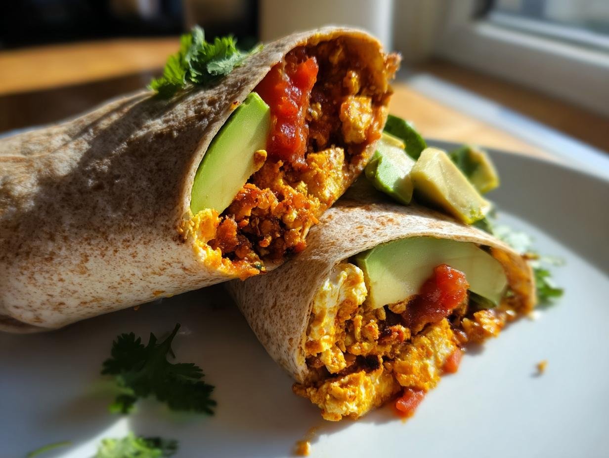 25-Minute High Protein Tofu Burritos Pinto Beans Recipe