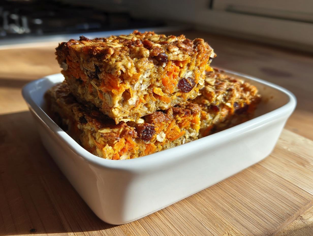25g Protein Carrot Cake Baked Oats – Guilt-Free Morning Bliss25g Protein Carrot Cake Baked Oats for Guilt-Free Mornings