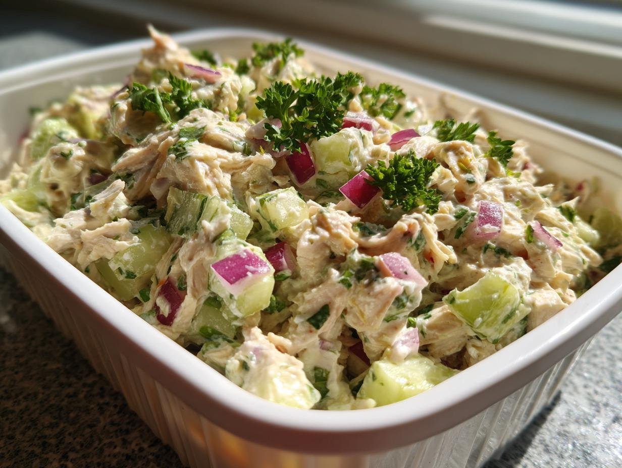 42g Protein Chicken Salad Meal Prep – Easy & Delicious