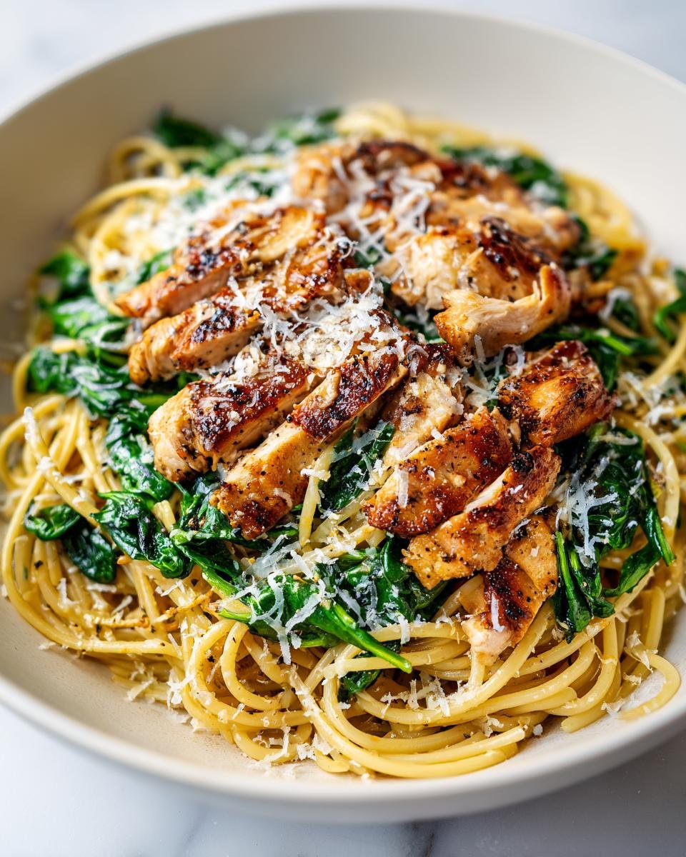 35g Protein Chicken Spinach Pasta – Life-Changing & Fast!