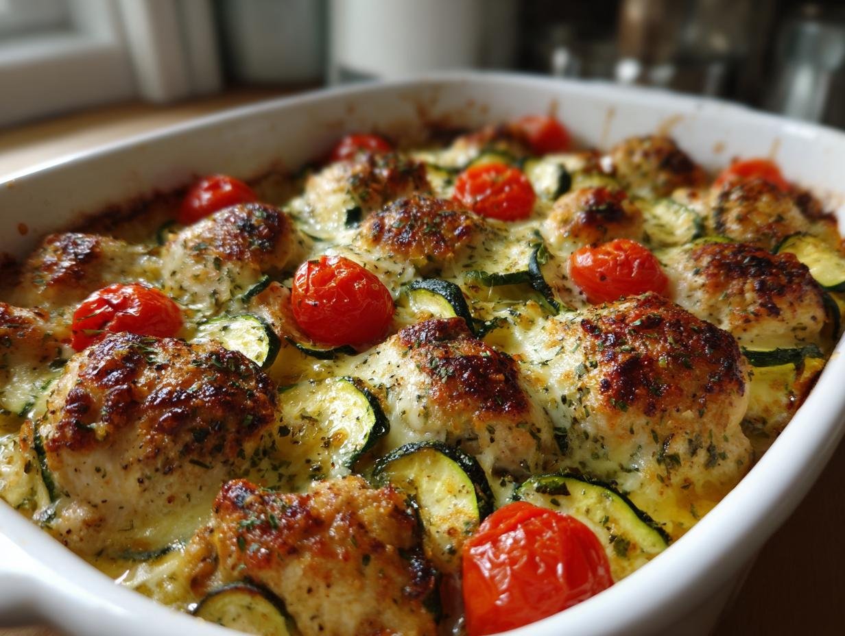 35g Protein High Protein Chicken Zucchini Bake You’ll Crave Daily