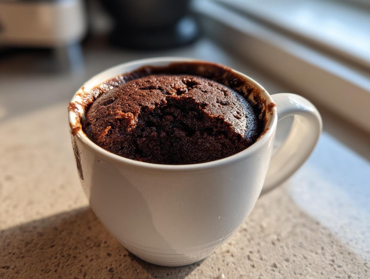 20g High Protein Chocolate Mug Cake Recipe in 3 Minutes
