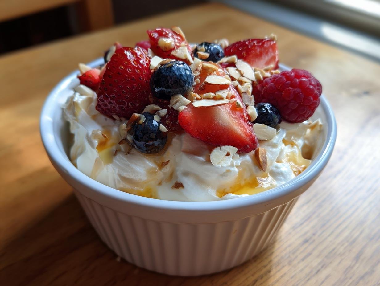 “20g Protein Cottage Cheese Dessert—Guilt-Free Bliss!”