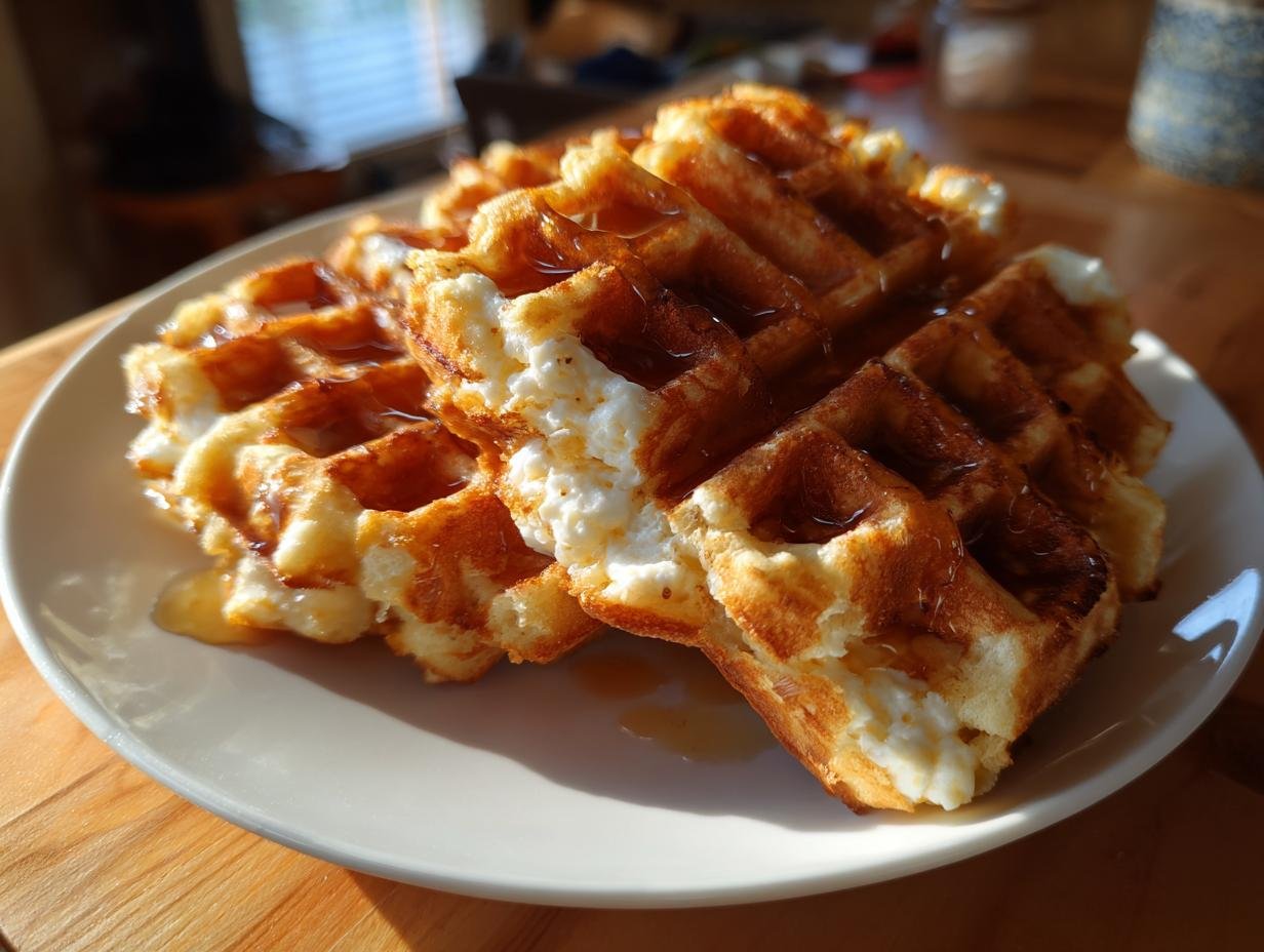 14g Protein High Protein Cottage Cheese Waffles Your Mornings Crave