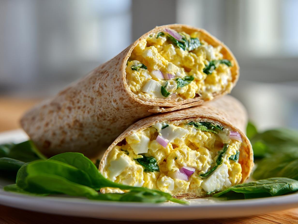 18g Protein Egg Salad Wraps That Keep You Full for Hours