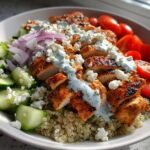 High protein greek chicken bowl​