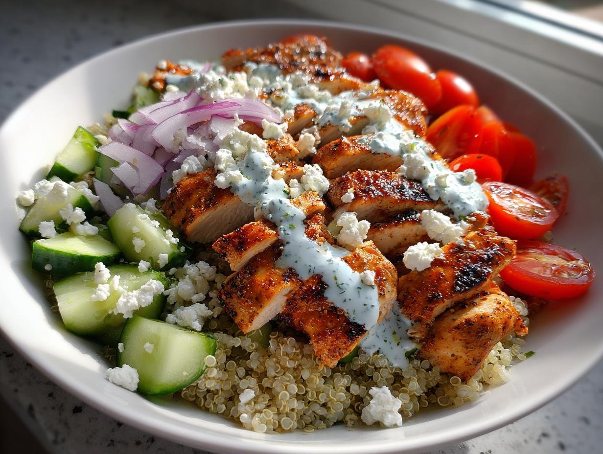 45g Protein Greek Chicken Bowl You’ll Crave Daily