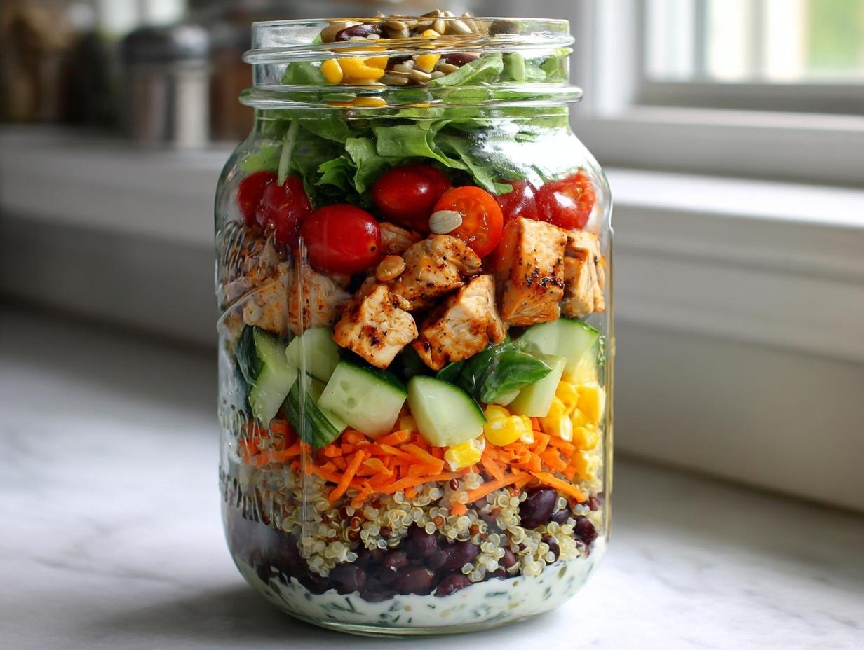 5 High Protein Mason Jar Salads That Keep You Full for Hours