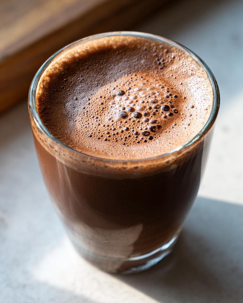 High Protein Mocha Protein Smoothie: 25g Creamy Caffeine Bliss