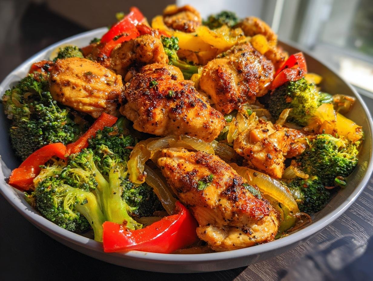 25-Minute High Protein One Pan Chicken Dinner Perfection